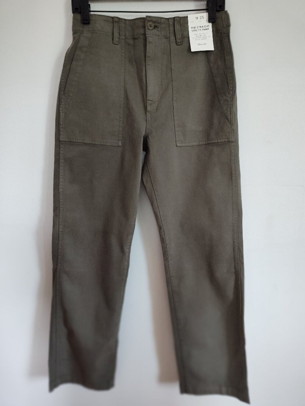 Madewell Green Straight Utility Pant